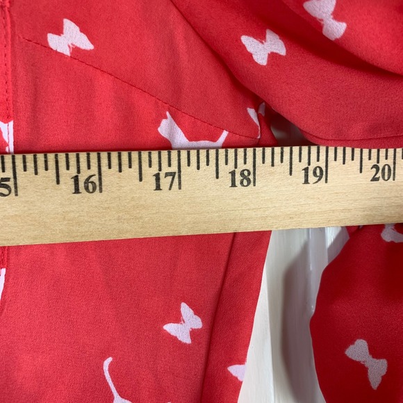 Cat Print  Express Portofino Shirt Women's XS Sheer Button Down Collared READ - Picture 6 of 10